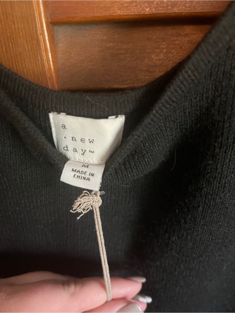 a new day Black Scoop Neck Tank Top - Picture 2 of 3